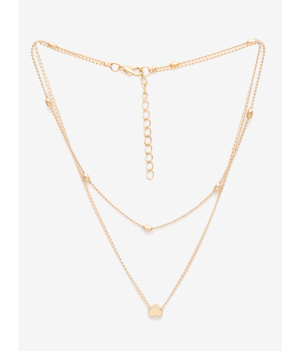 YouBella 
Set of 2 Gold-Toned Gold-Plated Layered Necklaces