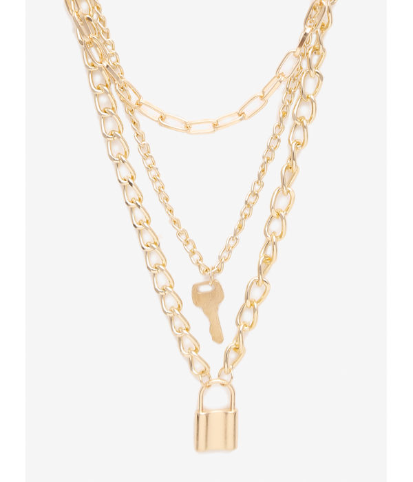 YouBella 
Gold-Toned Gold-Plated Layered Necklace