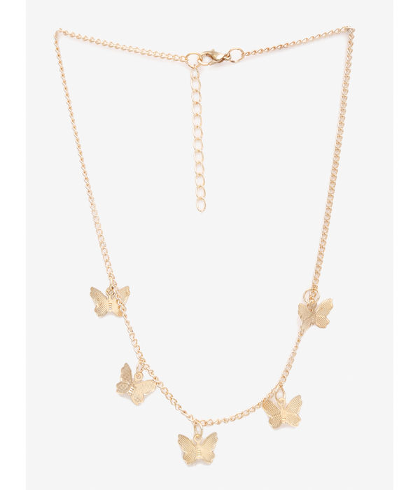 YouBella 
Set of 2 Gold-Toned Necklaces