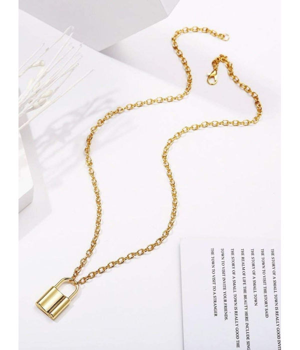 YouBella Jewellery for Women Stylish Pendant Necklace for Women & Girls (Gold) (YBNK_5807)