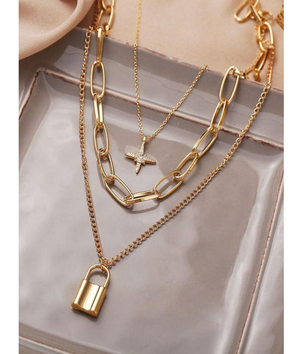 YouBella Jewellery for Women Stylish Pendant Necklace for Women & Girls (Gold) (YBNK_5808)