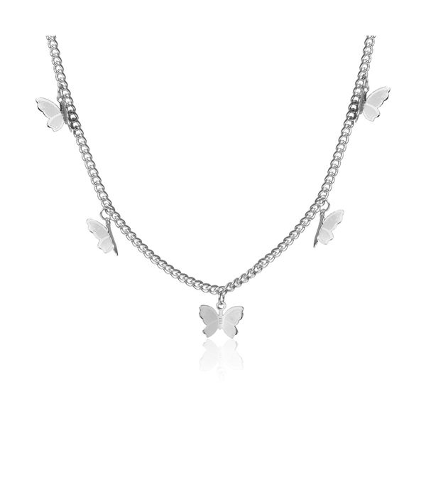 YouBella Jewellery for Women Pendant Necklace for Women & Girls (Silver)