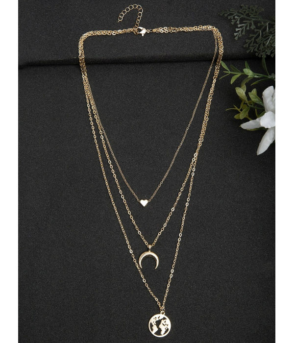 YouBella
Set of 2 Gold-Plated Layered Chains