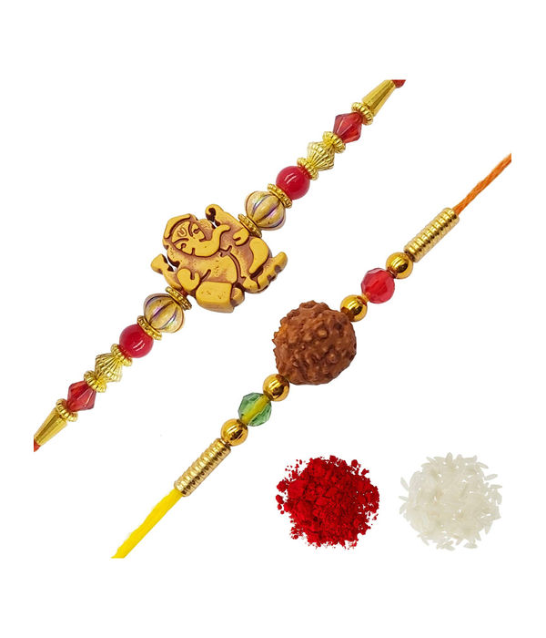 YouBella Rakhi Combo for Brother (Multi-Colour) (YBRK_69)