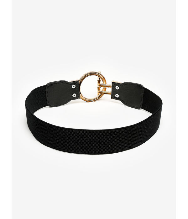 YouBella Jewellery Celebrity Inspired Adjustable Kamarband Waist Belt for Women/Girls (YB_Belt_17) (Black)