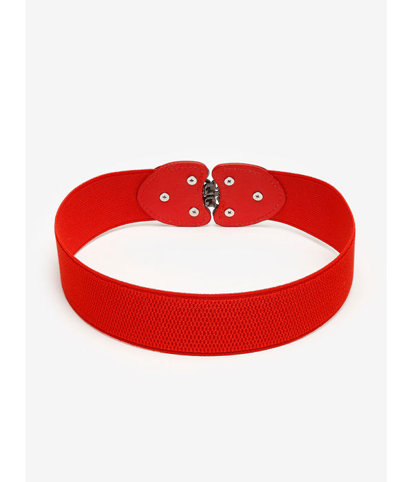 YouBella Jewellery Celebrity Inspired Adjustable Kamarband Waist Belt for Women/Girls (YB_Belt_37) (Red)