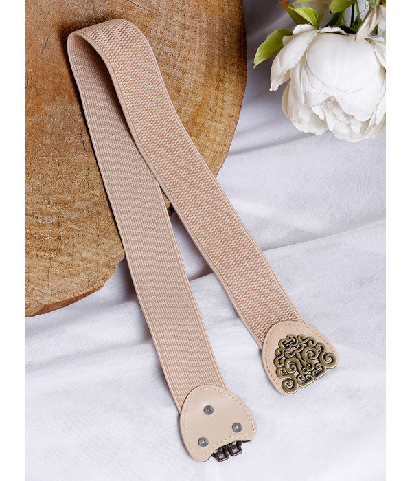 YouBella Jewellery Celebrity Inspired Adjustable Kamarband Waist Belt for Women/Girls (YB_Belt_45) (Brown)