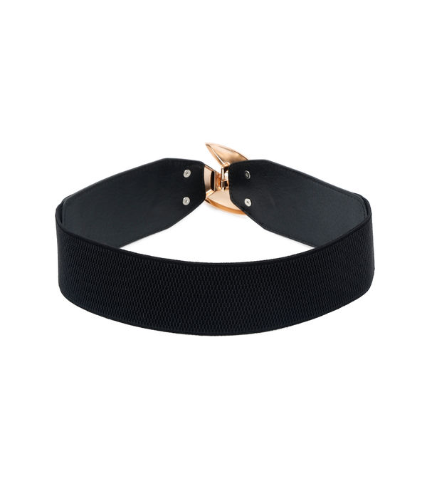 YouBella Jewellery Celebrity Inspired Adjustable Kamarband Waist Belt for Women/Girls (Black) (YB_Belt_87)