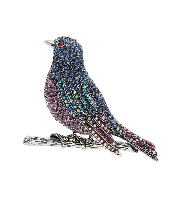 YouBella Jewellery for Women Stylish Celebrity Inspired Bird Shape Brooch for Women/Men/Girls/Boys (Multi) (YB_Brooch_151)