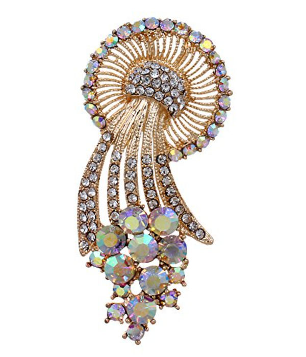 YouBella Jewellery Collection Designer Brooch for Women/Girls