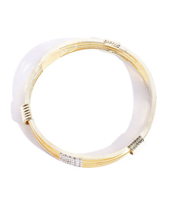 YouBella Set of 2 Gold-Toned Stone-Studded Bangles