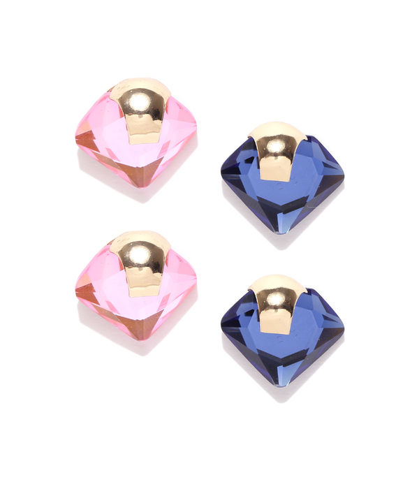 YouBella Set of 2 Contemporary Studs