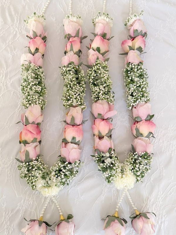 Jaimala Pink and White