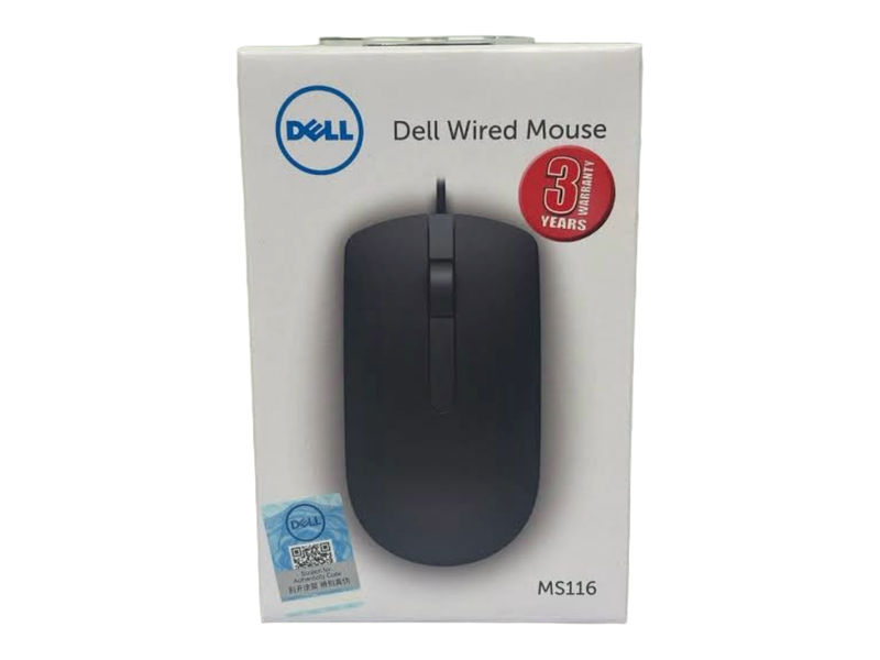 Dell MS116 Wired Optical Mouse