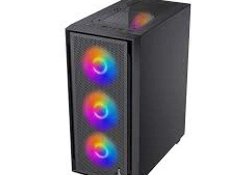 FINGERS Dominion-E15 Full ATX PC Cabinet with Tempered Glass Side Panel & 4 RGB Fans