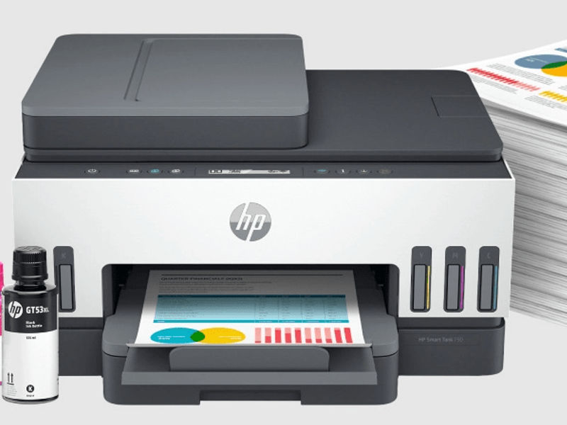 HP Smart Tank 750 All-in-One Wireless Color Ink Tank Printer
