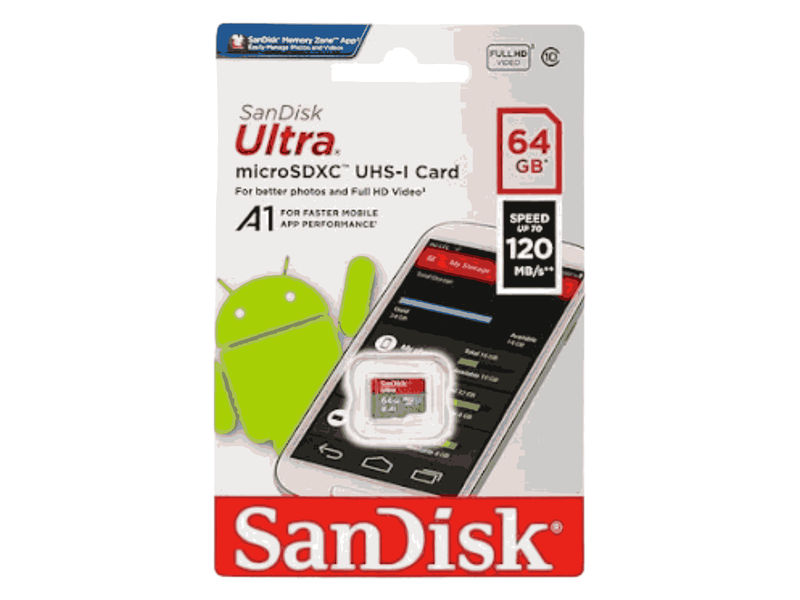 SanDisk Ultra MicroSD Card 64GB