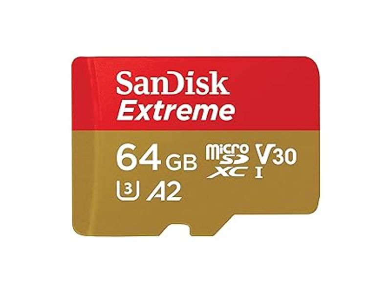 SANDISK 64GB MICRO SD CARD A2
