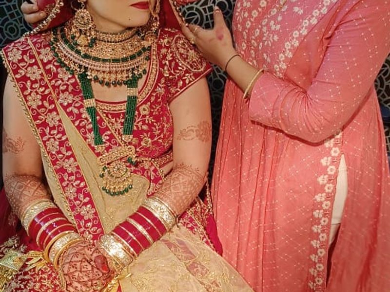 Bridal Makeup for Mehendi and Haldi in Alwar