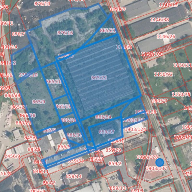 Investment area for sale with a total area of 58,000 m2