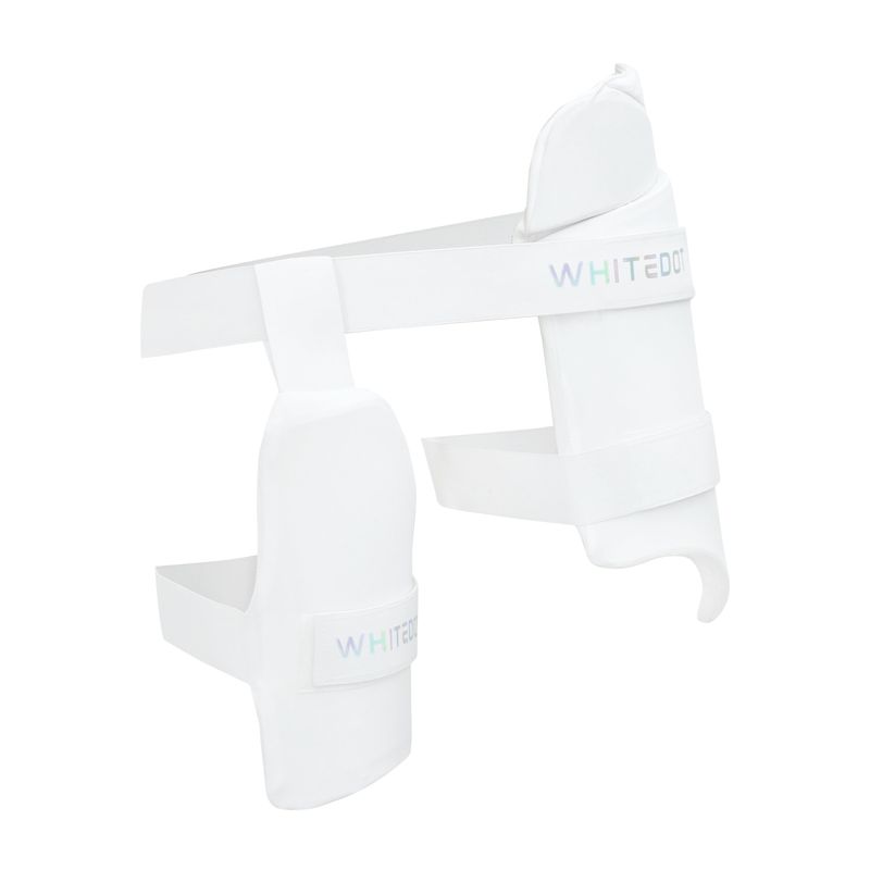 Whitedot White Combo Cricket Thigh Guard