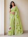 Linen. Brush. Saree