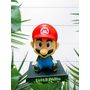 Super Mario - Bobblehead with a Mobile Holder - intended for use as a car dashboard accessory or desk decoration