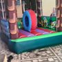 Jungle theme bouncy castle Jungle theme bouncy castle