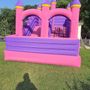 pink bouncy castle pink bouncy castle