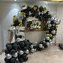 Black Sliver & Gold Balloon Decor Black Sliver & Gold Balloon Decor