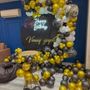 Black Sliver & Gold Balloon Decor Black Sliver & Gold Balloon Decor