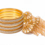 Noor Tassel Bangles (Pack of 4)