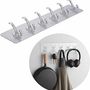 KINCMAX 2Pcs Aluminium Self Adhesive Wall Mounted Shelf