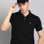 Men Solid Polo Neck Cotton