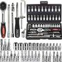 Beaiguna 46PCS Small Drive Socket Ratchet Wrench Screwdriver Set, 1/4