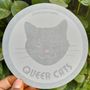 Queer cats car sticker 