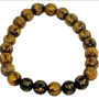 Om Mani Padme Hum Engraved Powerful Tiger Eye Bracelet