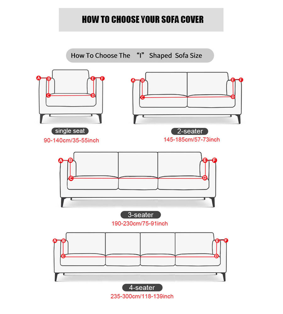 YouBella Universal Sofa Cover Big Elasticity Cover for Couch Flexible Stretch Sofa Slipcover Floral Prints (Multi-Color Floral, 1 Seater)