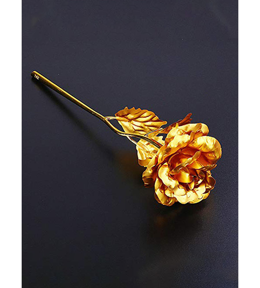 Valentine YouBella Jewellery Combo of Gold Plated Rose Flower and Stylish Jhumka Earrings for Girls/Women