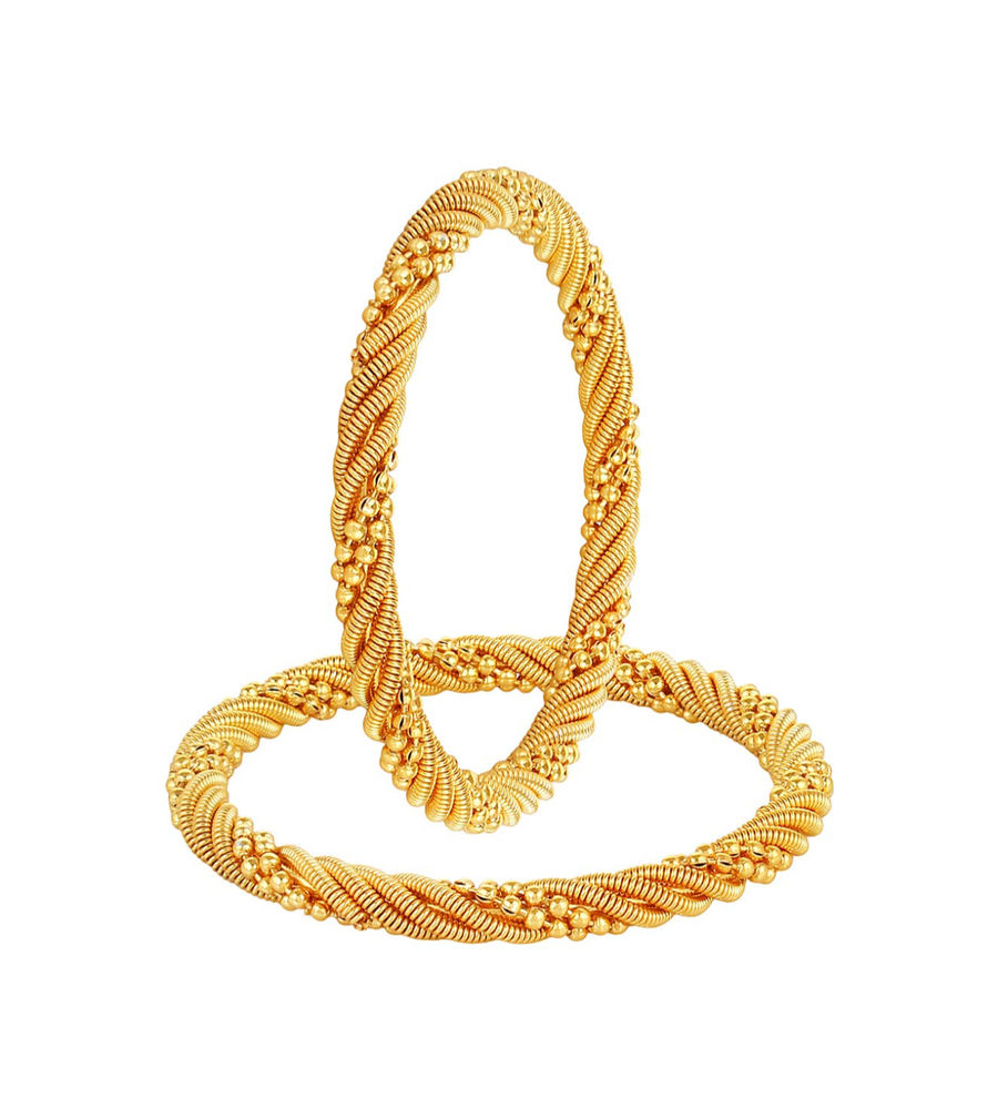 Youbella Traditional Gold Plated Bangles For Women (2.4)