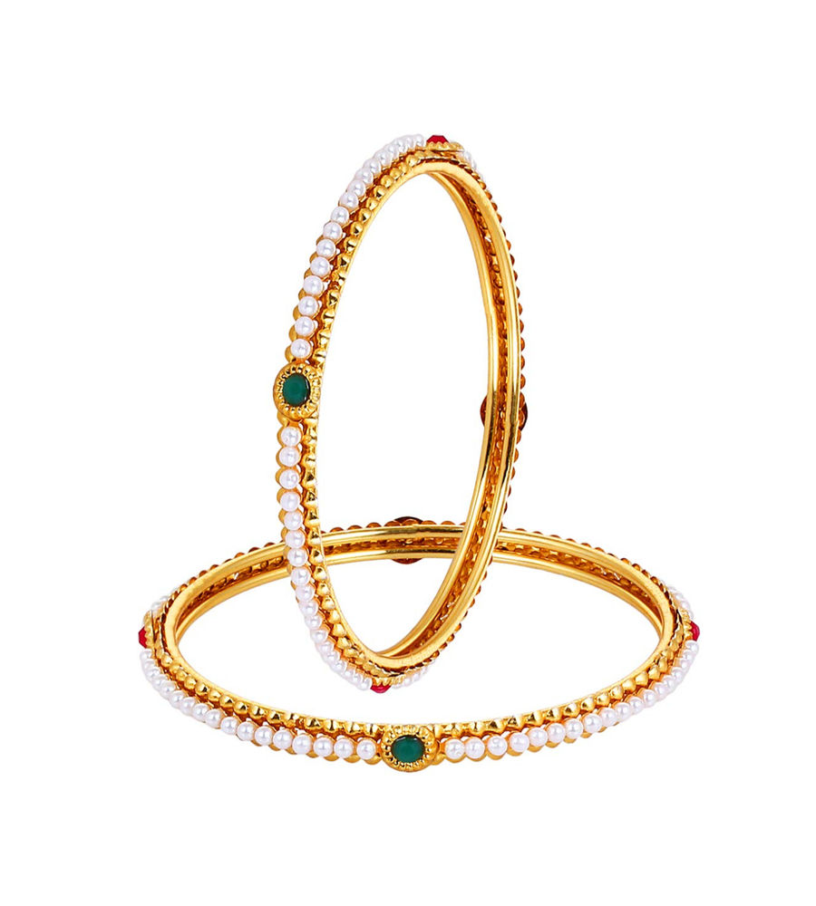 YouBella Pearl Bangles Jewellery for Girls/Women (2.4)