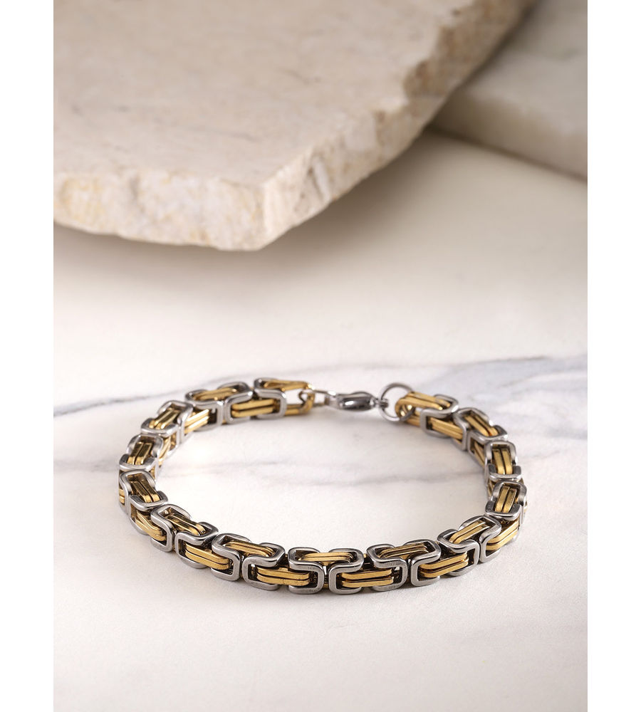 YouBella Women Gold-Plated Stone-Studded Cuff Bracelet
