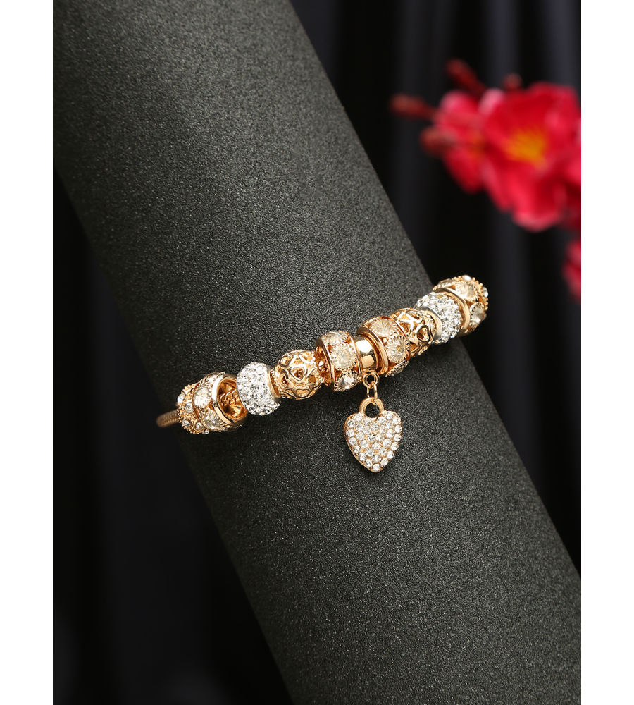 YouBella Women Fashion Jewellery Gold Plated Stylish and Trendy Bracelet for Women and Girls