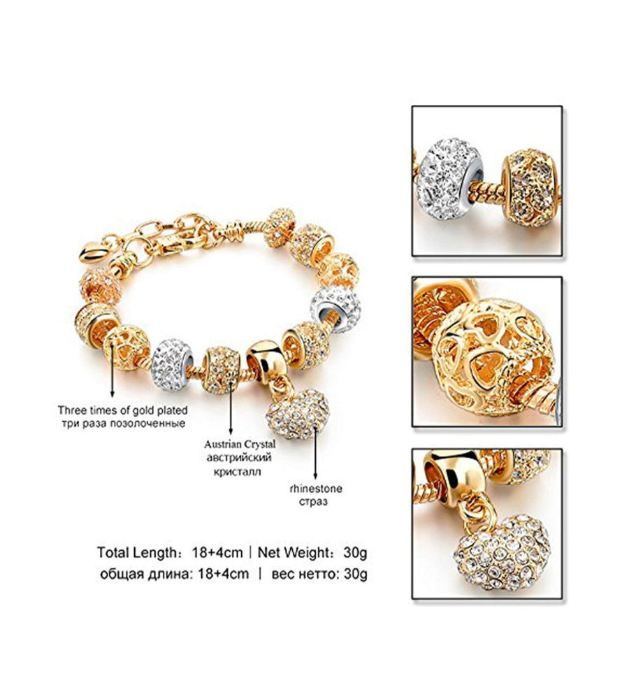 YouBella Women Fashion Jewellery Gold Plated Stylish and Trendy Bracelet for Women and Girls