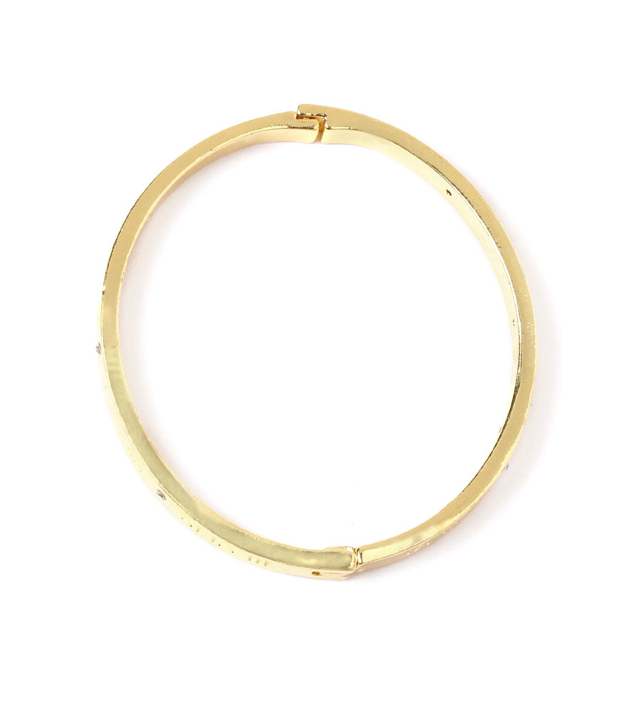 YouBella Black  Gold-Toned Beaded Elasticated Bracelet