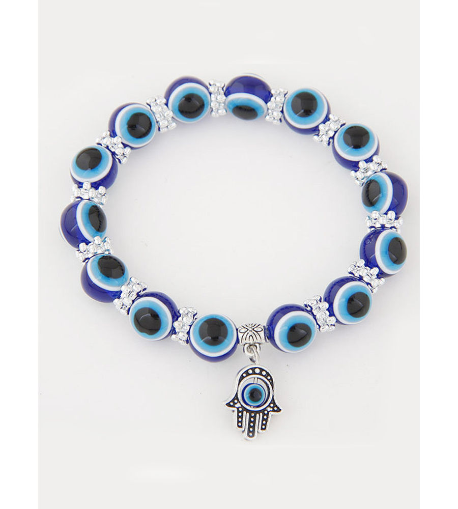 YouBella Jewellery Evil Eye Bracelet for Girls and Women (Blue) (YBBN_91779)