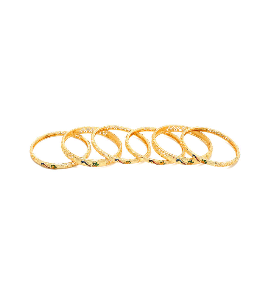 YouBella Jewellery for Women Gold Plated Bracelet Bangles for Women