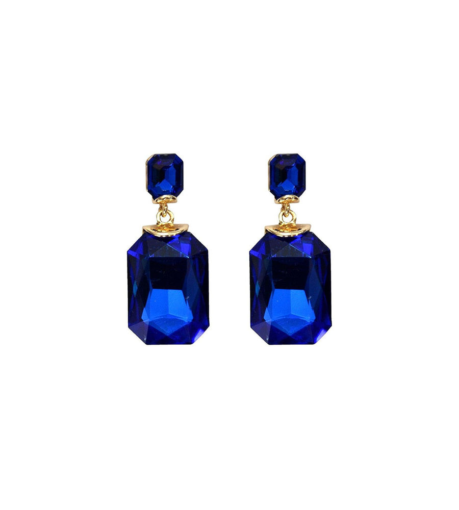 YouBella Jewellery Valentine Collection Earrings for Girls and Women (Dark BLUE)