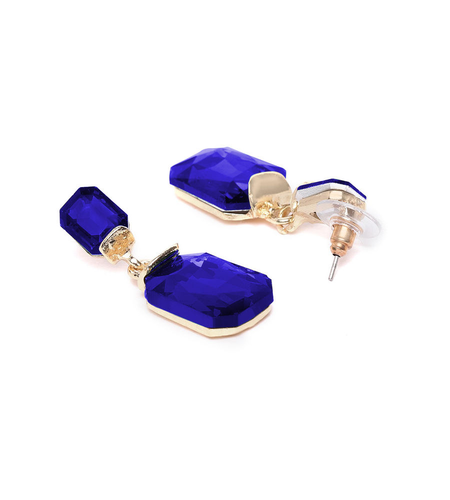 YouBella Jewellery Valentine Collection Earrings for Girls and Women (Dark BLUE)