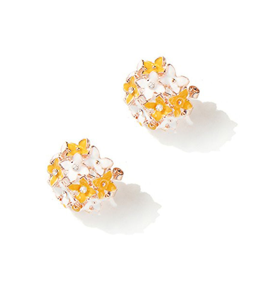 YouBella Jewellery Presents Gracias Collection Floral Earrings Tops for Girls and Women (Combo-3)